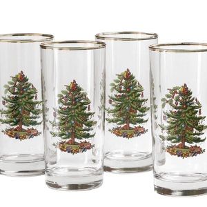 Spode Highball Glasses set of 4 Brand New in Box